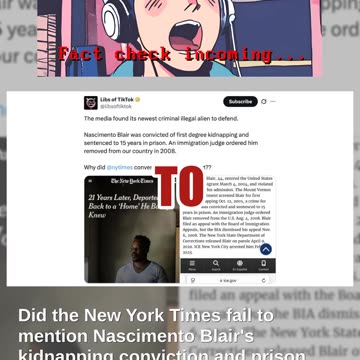 Fact Check: NY Times DID Mention Nascimento Blair's Kidnapping Conviction and Prison Sentence