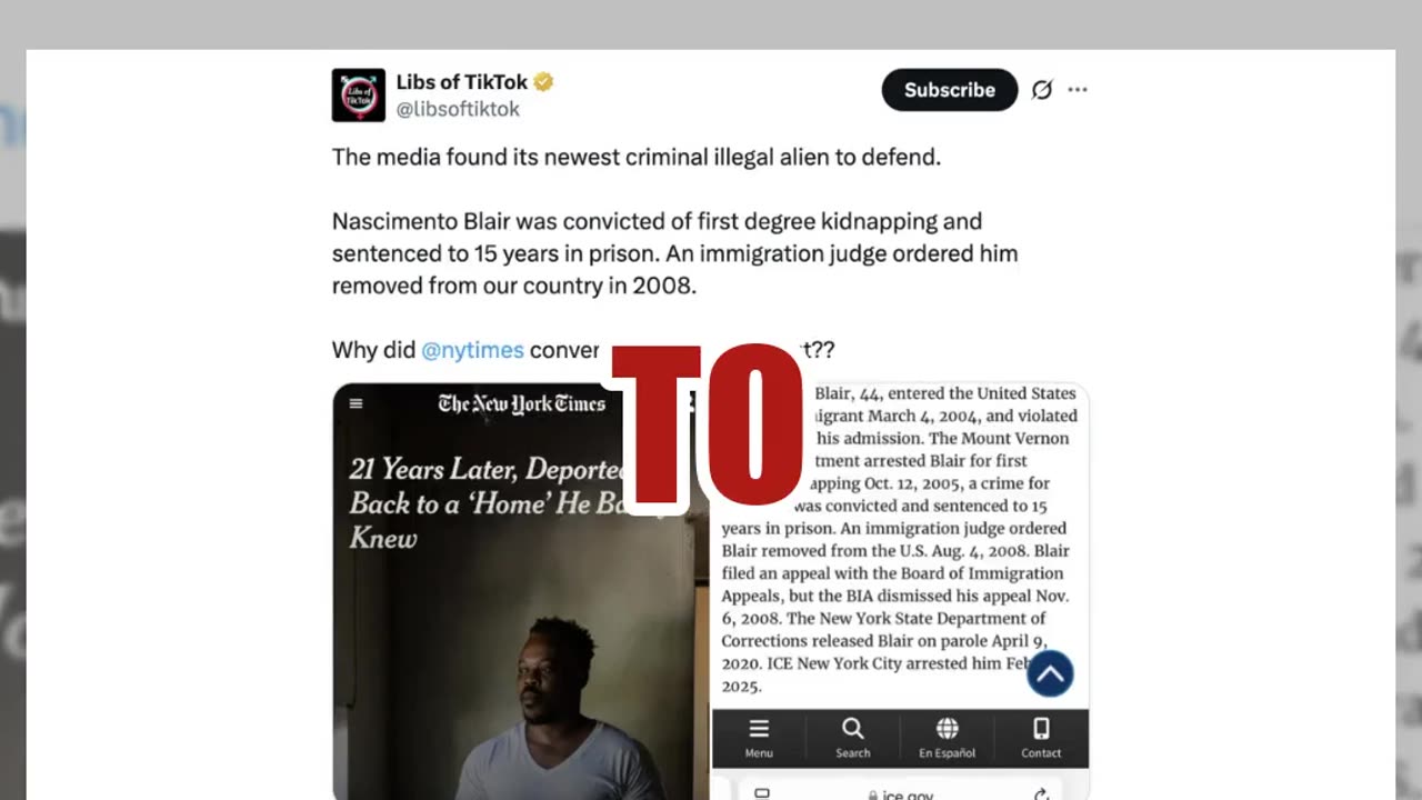 Fact Check: NY Times DID Mention Nascimento Blair's Kidnapping Conviction and Prison Sentence