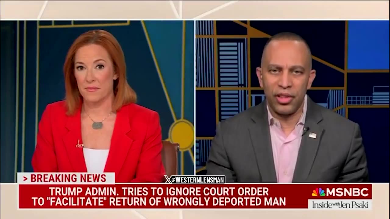 Hakeem Jeffries escalates the rhetoric: Says if the Trump administration