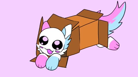 Furries sliding into a box