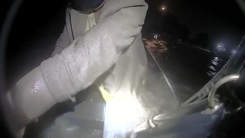 Ewing, N.J. police and firefighters rescue driver from Ida flooding