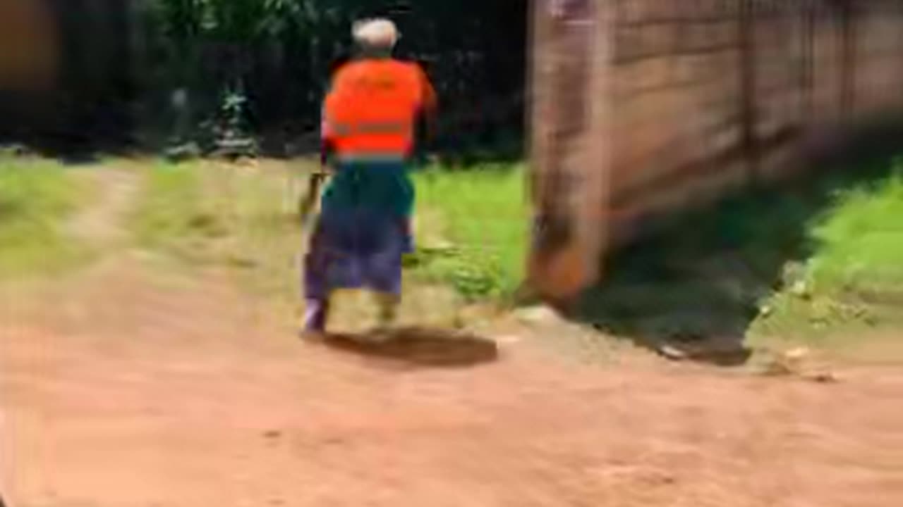 He used nails tools to nail someone hand