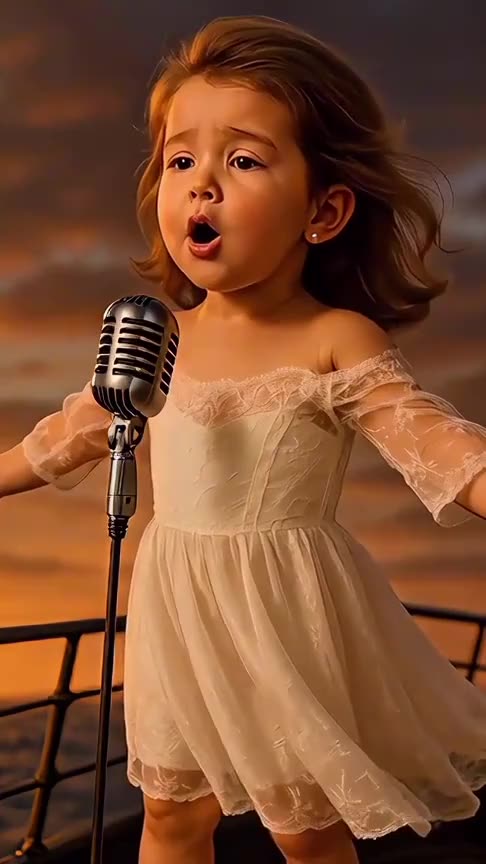 Adorable Little Girl Sings Celine Dion's "My Heart Will Go On"