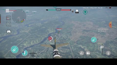 War Thunder Tier 5 bombers gameplay - Me264, B-26B bomber