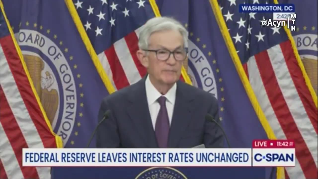 Fed Chair Jerome Powell just came out swinging blaming Donald Trump