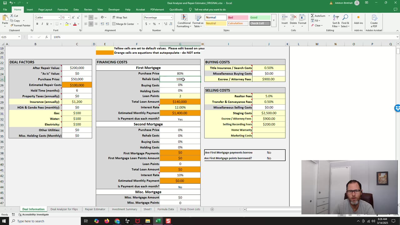 Deal Analyzer Improvement