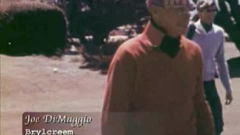 Commercial - Brylcreem w Joe DiMaggio