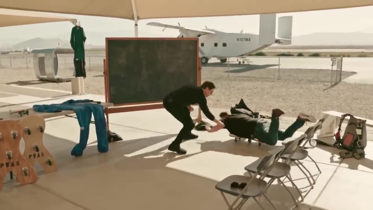 Tom Cruise Forces James Corden to Skydive