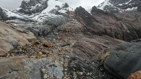 Making it to the ice cave in #NevadoMaparaju