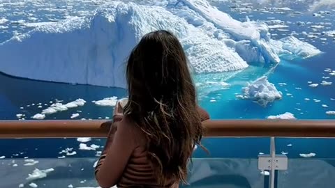 enjoy the beauty of the iceberg