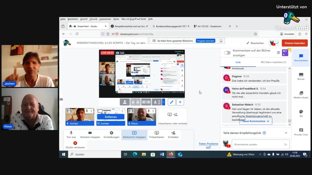PERSPEKTIVWECHSEL & LEX SCRIPTA