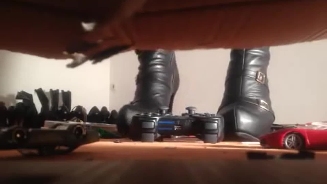 Candid Crush Under High Heel Boots