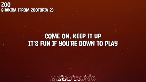 Shakira - Zoo (Lyrics) From "Zootopia 2"