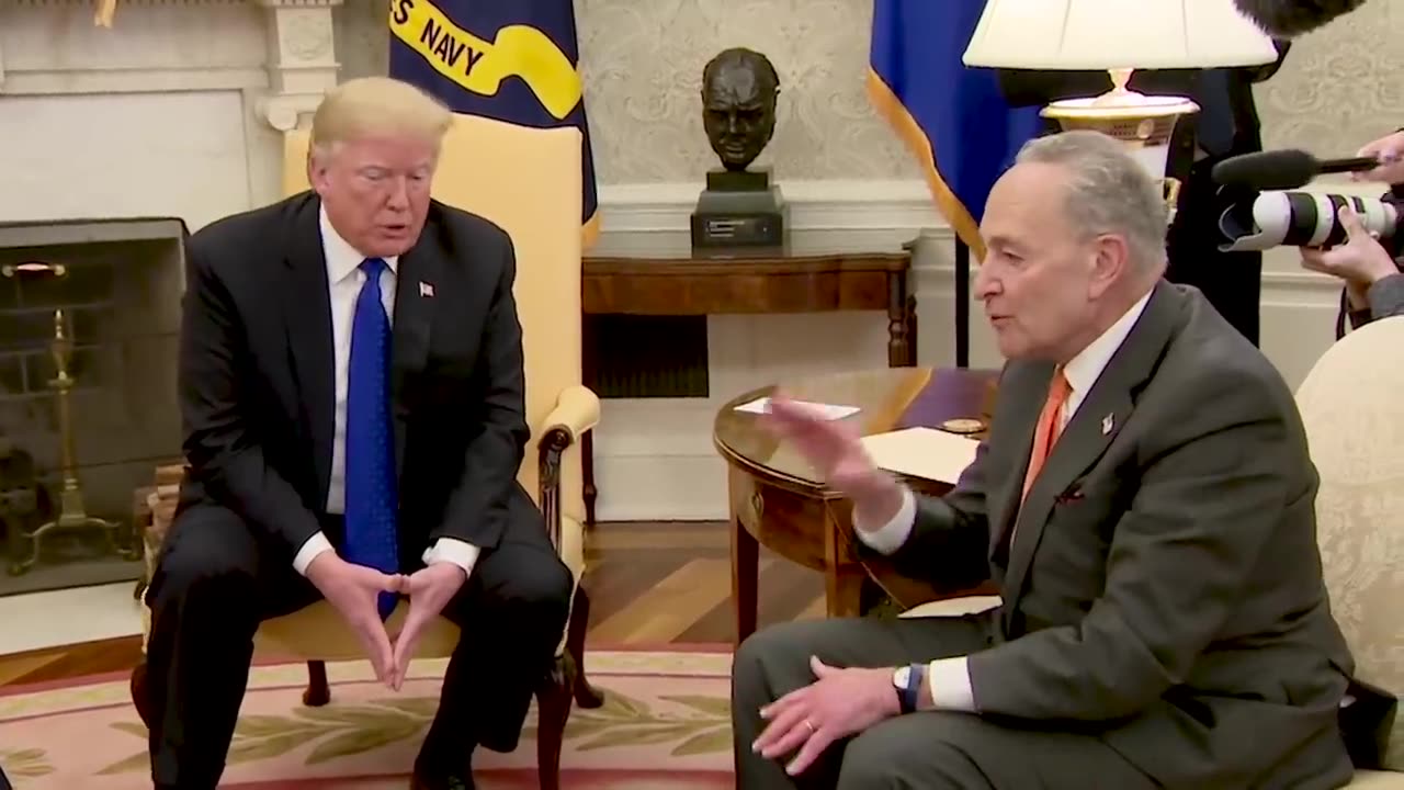 Trump vs Naci Pelosi and Chuck Schumer SCREAMING MATCH