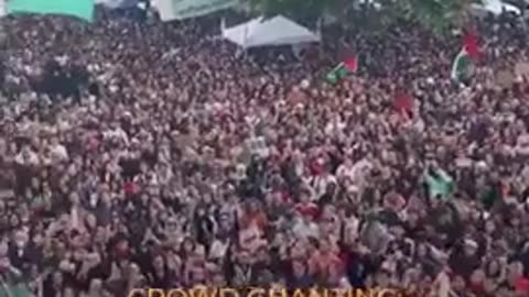 🇵🇸🔥 Thousands Rally in Paris for Palestine, Demanding Immediate Gaza Ceasefire ✊