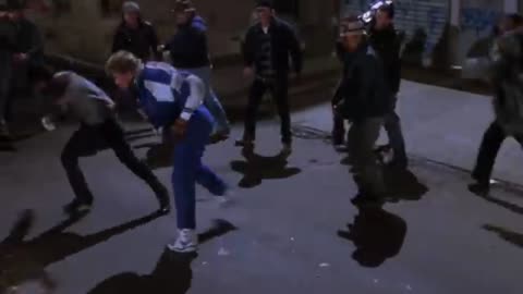 Rocky Balboa Fights Tommy Gunn on the Street | ROCKY V