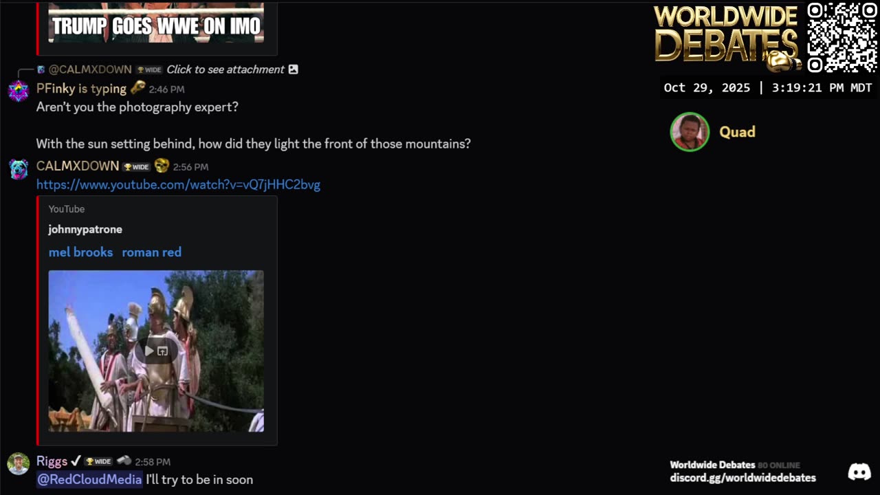 0137 WIDESTREAM - Worldwide Debates - YouTube/Twitch/Rumble