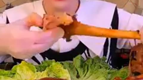 spicy Pork Bellly Soothing Sounds While Enjoying Delicious