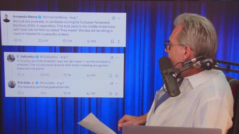 Ursula von der Leyen has man arrested while claiming this only happens in Russia▮The Jimmy Dore Show