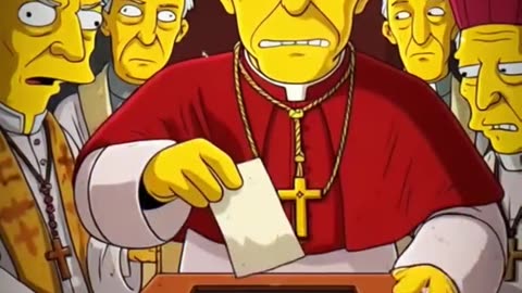 THE NEXT POPE WOULD BE AMERICAN AND THE SIMPSONS ALREADY SAW IT COMING!
