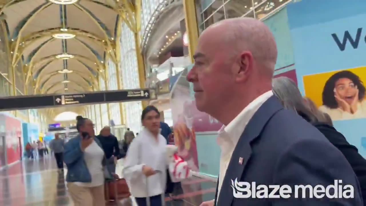 🚨WATCH as former DHS Secretary Mayorkas is left speechless when a Blaze