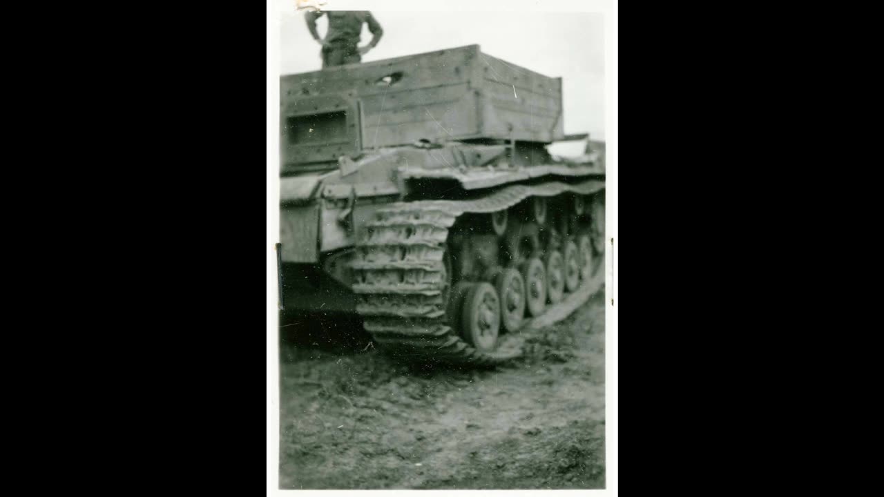 Wide Track Fitted to German Mark III Cargo Carrier