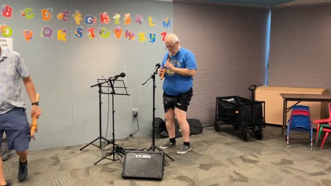 Fred on a Native American Flute!
