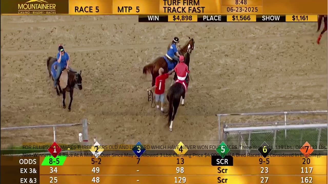 Monday night racing at Mountaineer