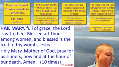 Mary's Daily Live Holy Rosary Prayer at 8:00 p.m. EDT 06/05/2025