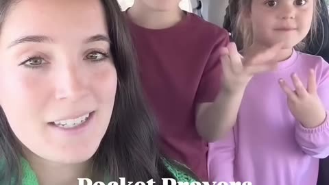 Pocket Prayer: Teach your kids gratitude!!!