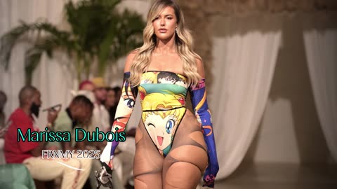 Fashion Model Marissa Dubois in FRNMY Swimwear at Miami Swim Week 2025.
