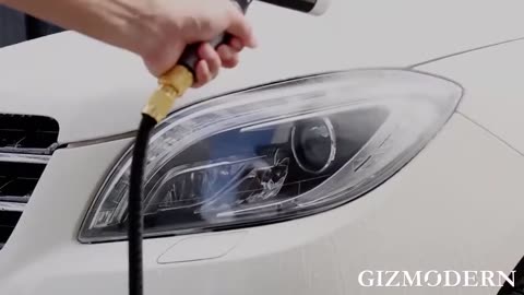 Household High-Pressure Car Wash Water Gun With Water Pipe Hose & Airbrush Head