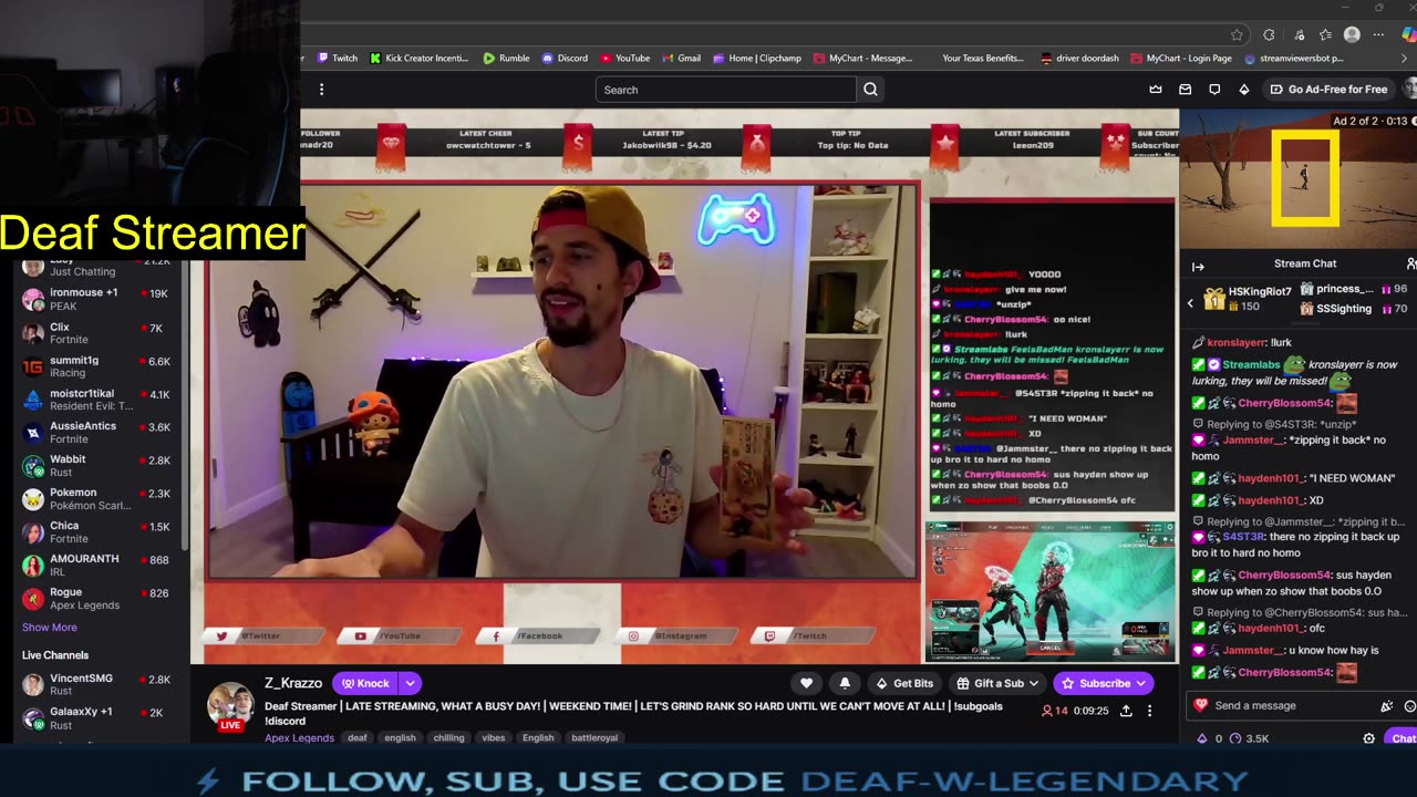 š„Deaf Streamerš„