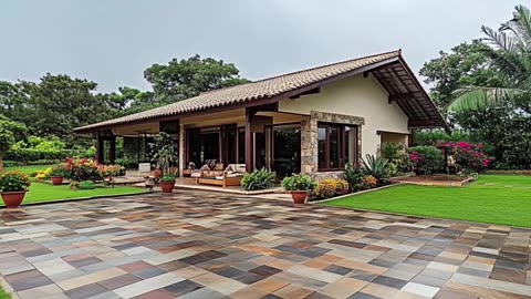 Dream Bungalow with Stunning Outdoor Tile Design | Luxury House Tour