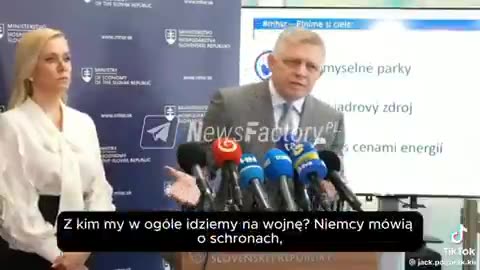 CIEKAWY FRAGMENT WYSTĄPIENIA PREMIERA SŁOWACJI