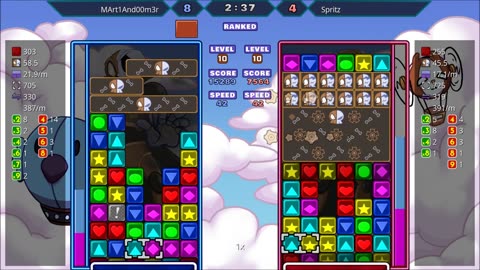Panel Attack 2-Player (8-6-2025): MArt1And00m3r vs Spritz