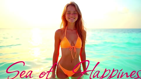 Electronic Music. Song Sea of ​​Happiness.