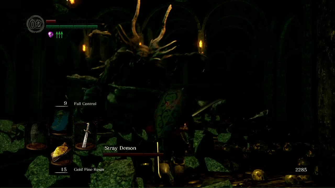 Melee only/No damage Stray Demon (Dark souls Remastered)