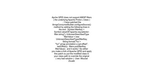 How to set x-opt-offset when establishing connection to event hub using AMQP to avoid message repla