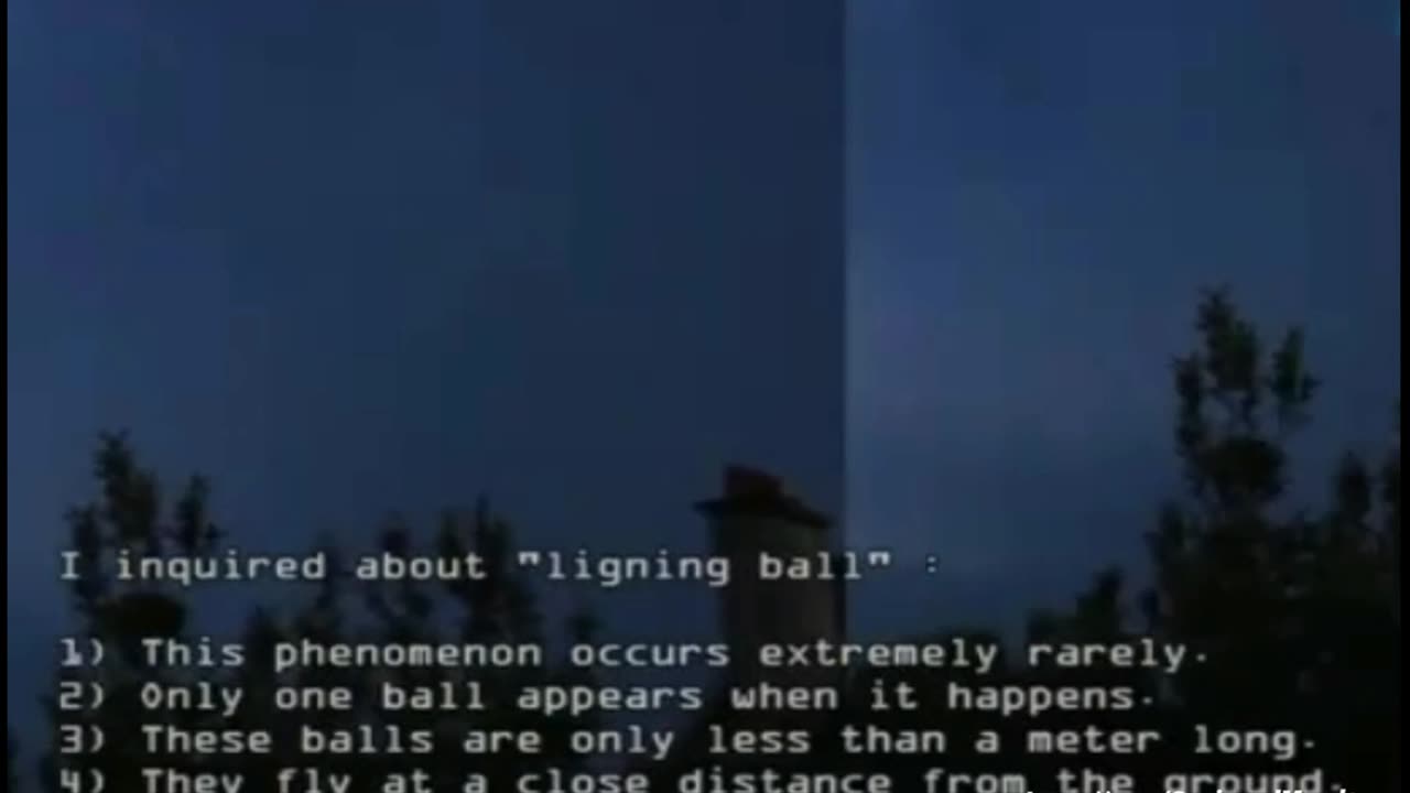 In a thunderstorm they capture a small fleet of luminous objects - UFO 🛸🛸🛸