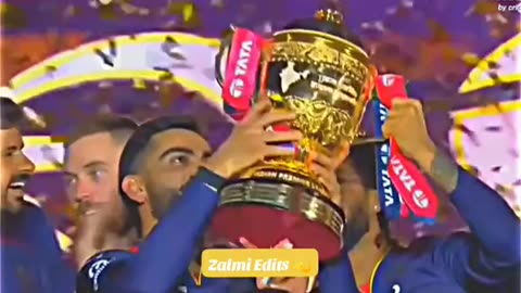 RCB won the TATA IPL Trophy 🏆🏆🏆2025