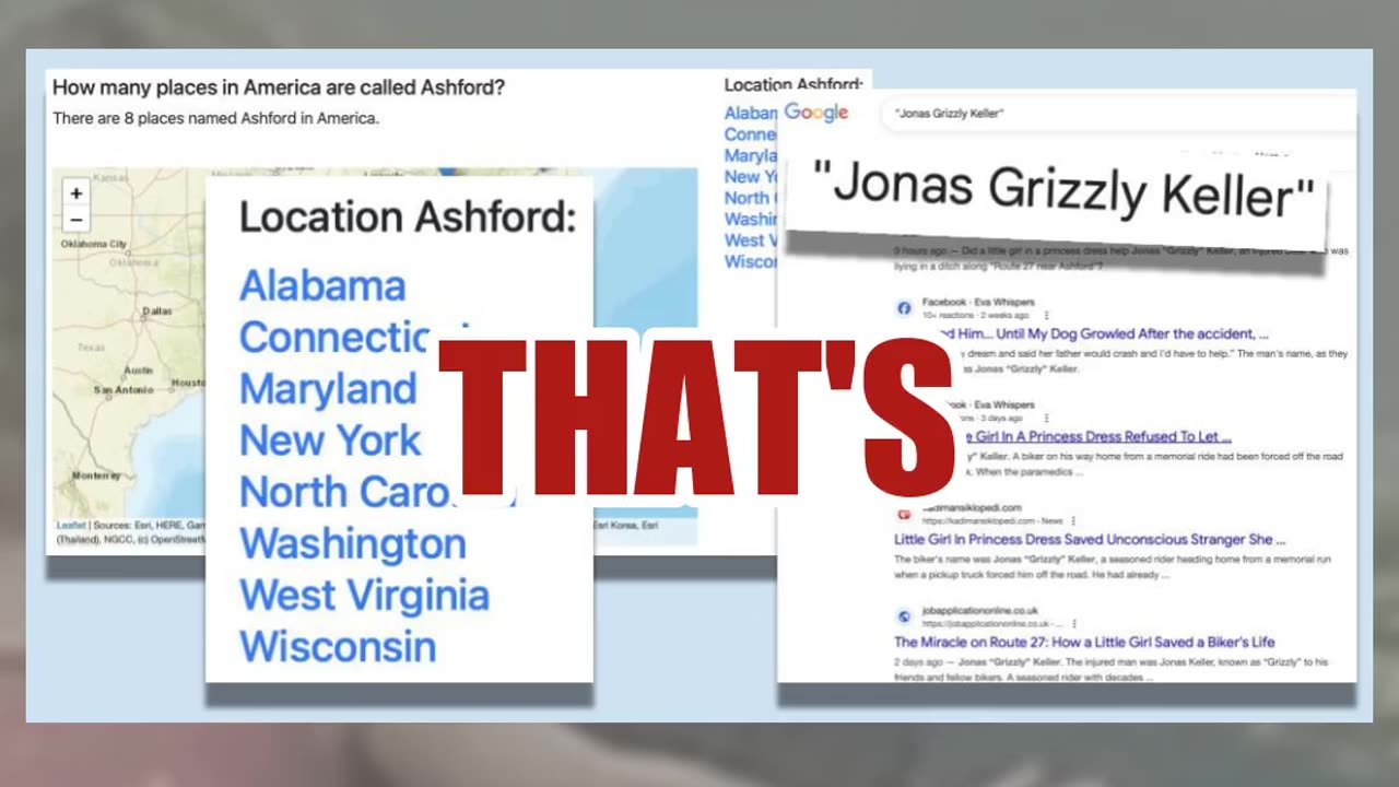 Fact Check: Girl In Princess Dress Helping An Injured Biker Is NOT Real -- No 'Ashford' On Route 27