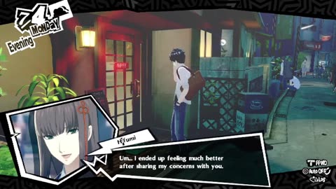 Persona 5 Royal NG+ Day 16. No mic. Not really feeling up for it.