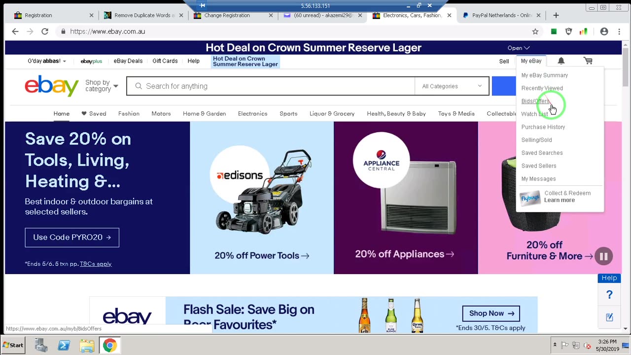 how to register on ebay