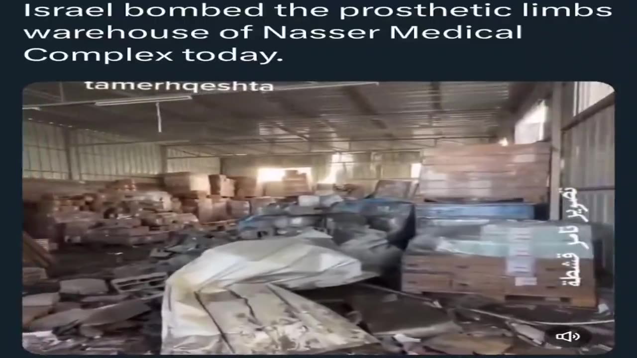 Israel Bombs Prosthetic Limbs Factory