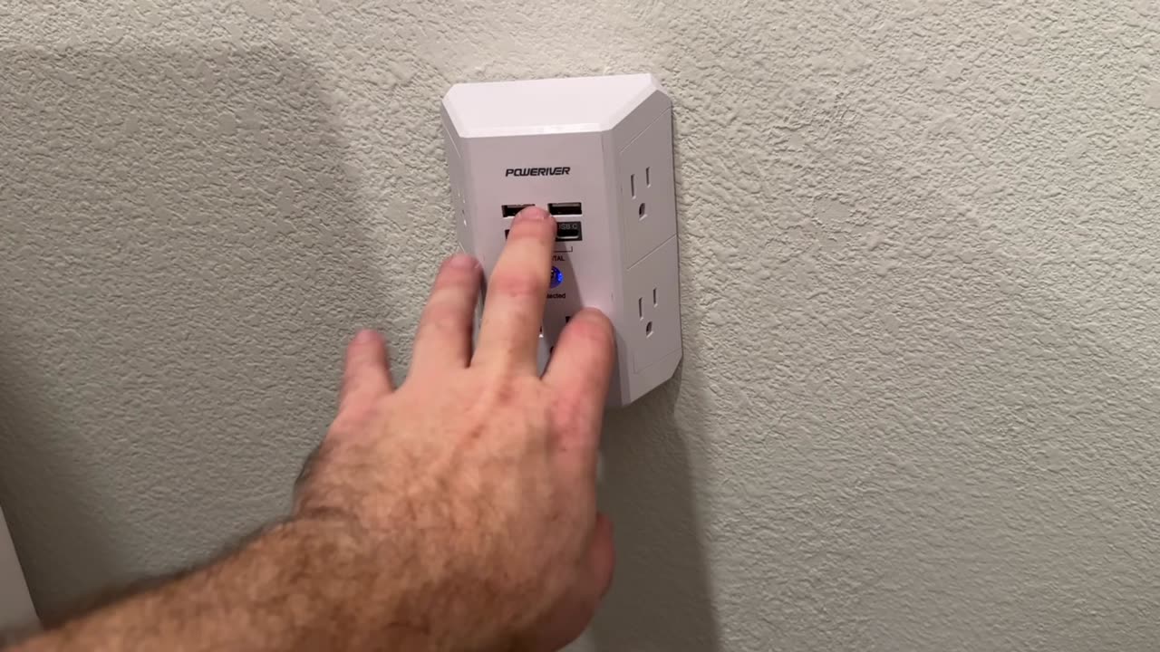 Review POWERIVER Surge Protector & Outlet extender