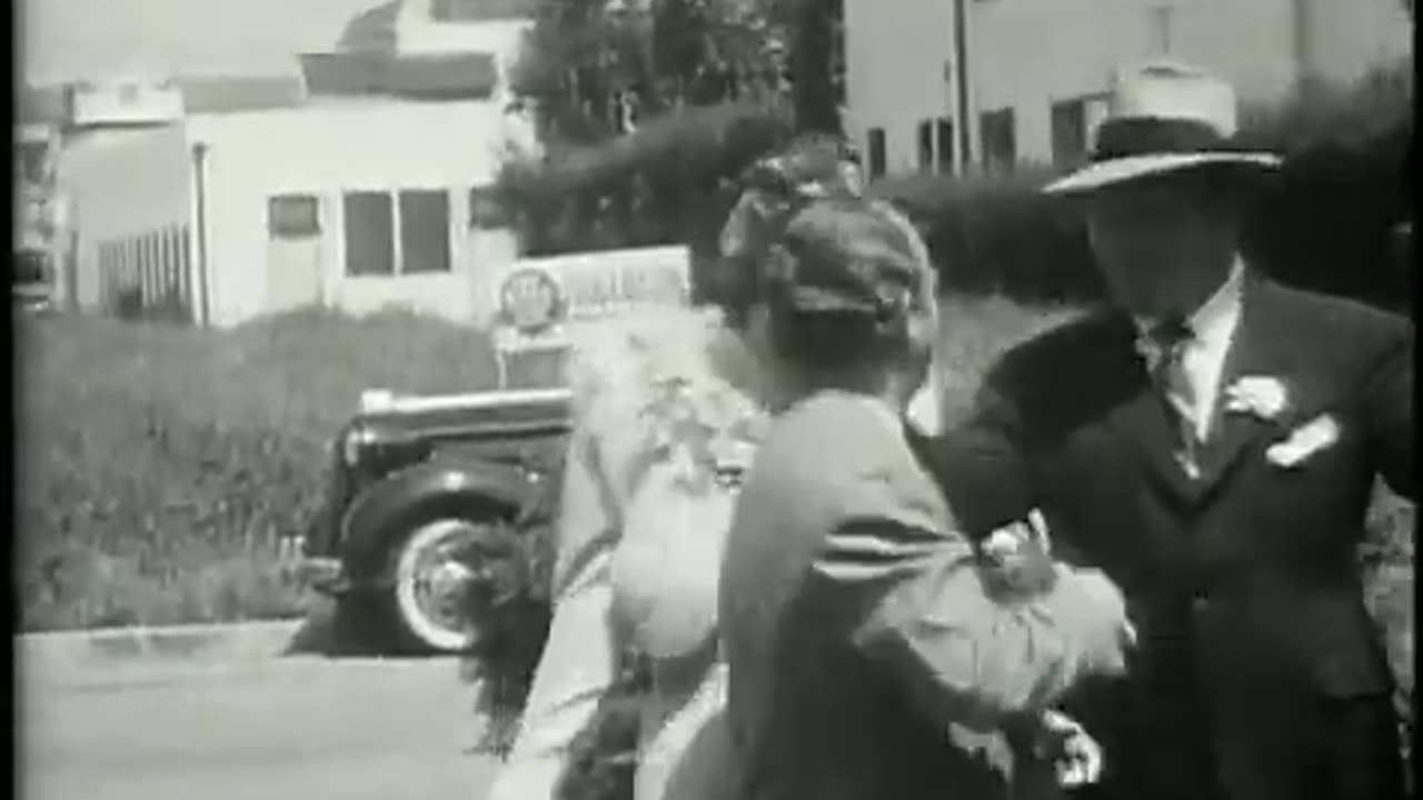June 7, 1937 - The Three Stooges at the Wedding of Jerome "Curly" Howard
