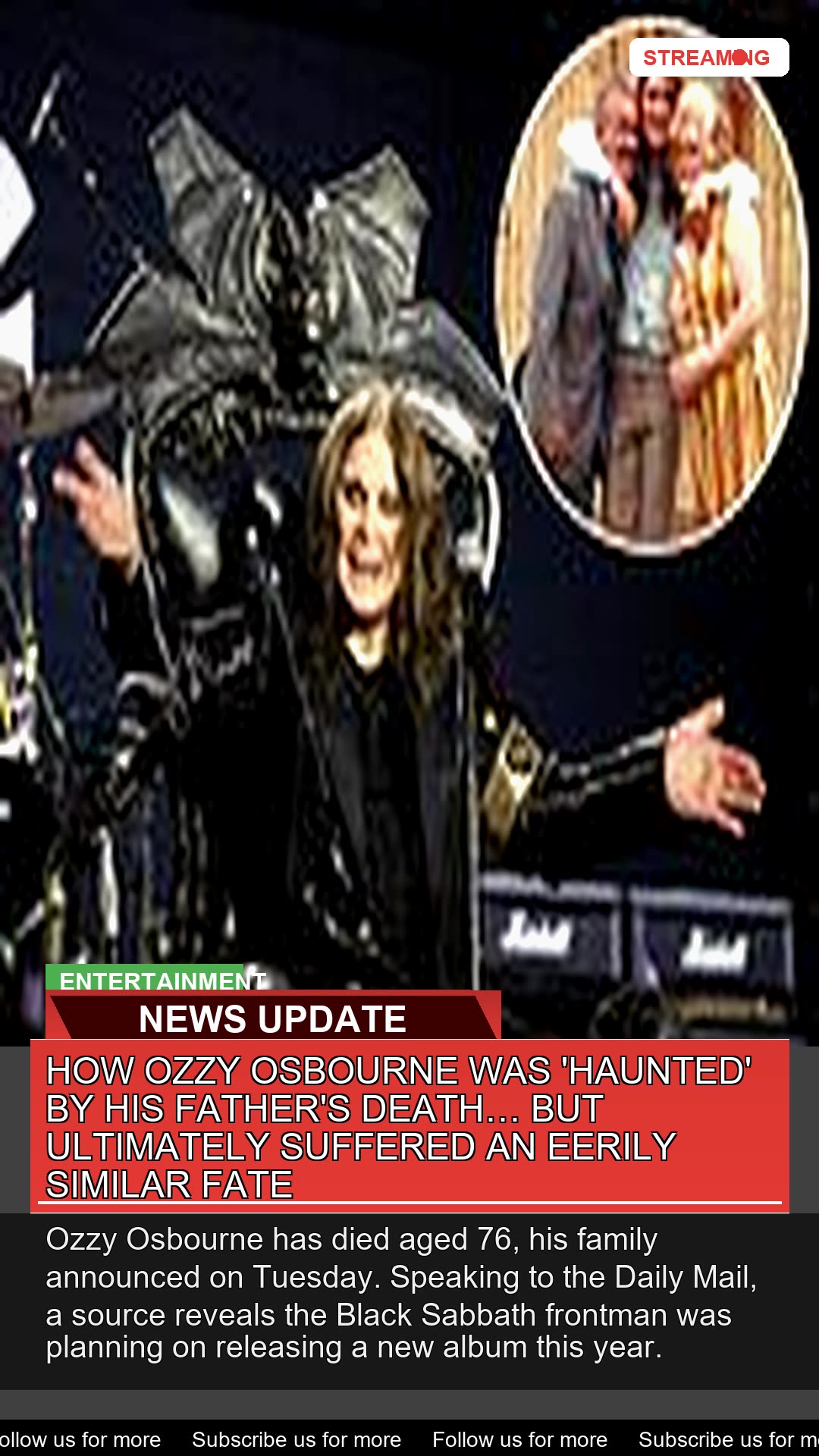 ozzy osbourne haunted show
