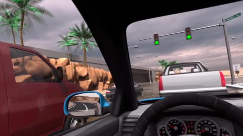 A fload while driving
