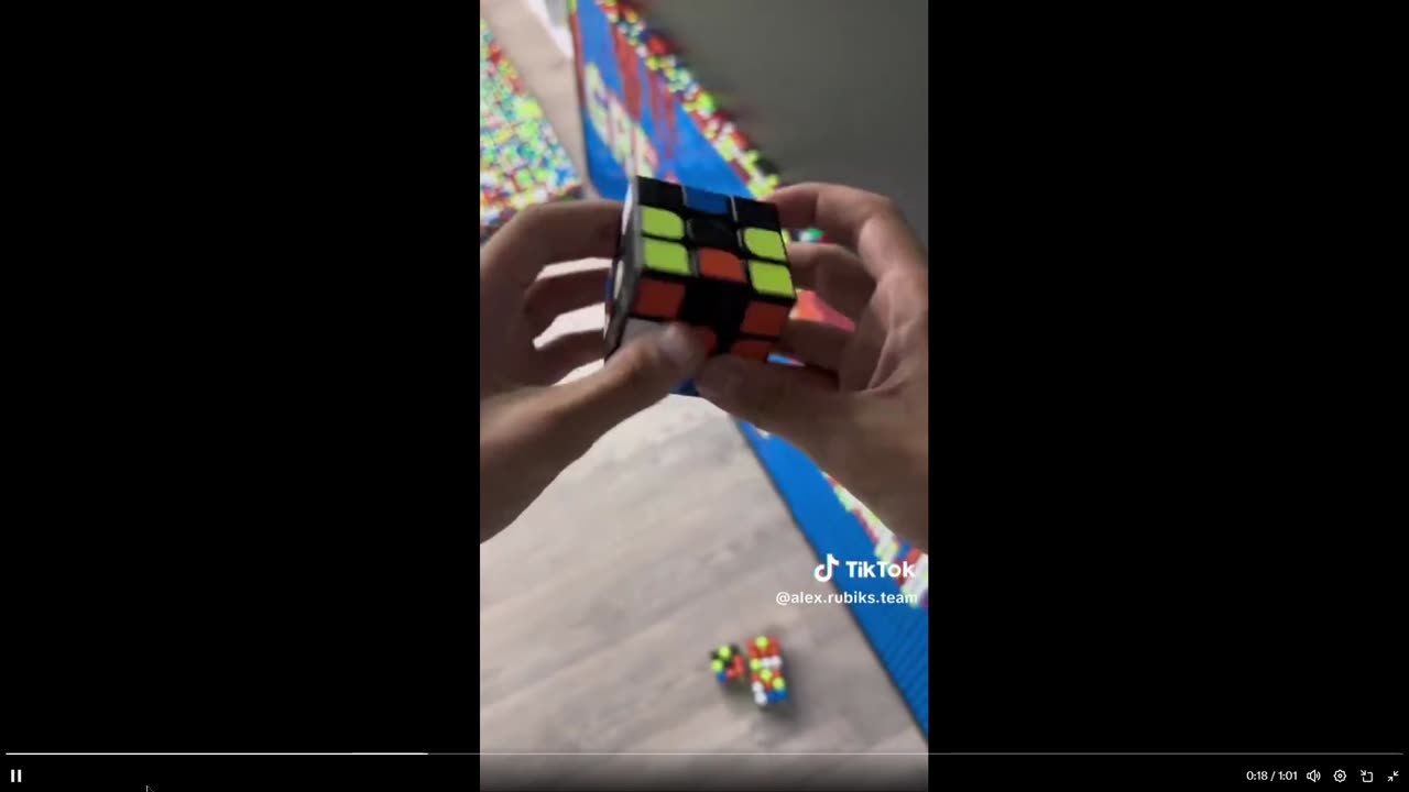 Quick Smile: This man does incredible work with Rubiks Cubes. Like WOW